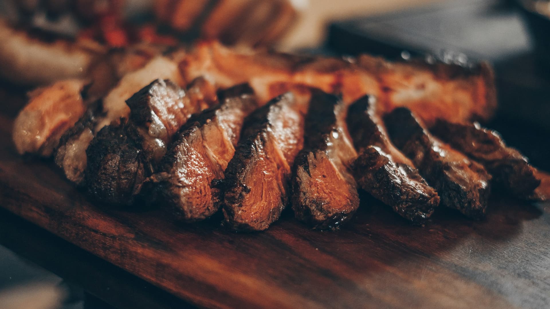 BBQ grill with smoke rising